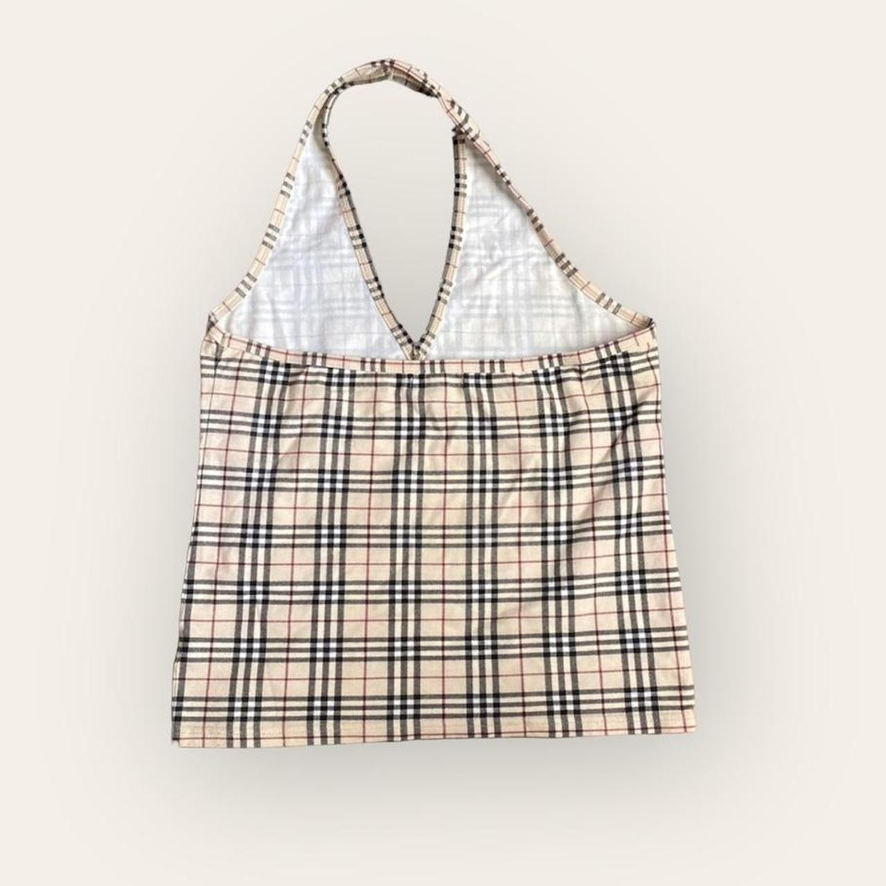 Burberry Nova Check Halter Top