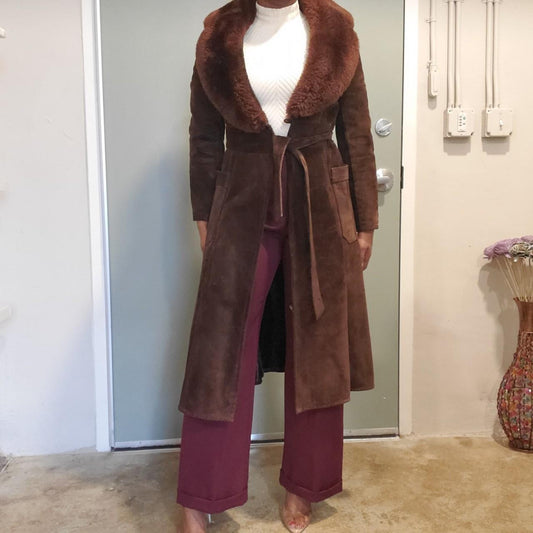 70s Leather Saks Fifth Ave Coat