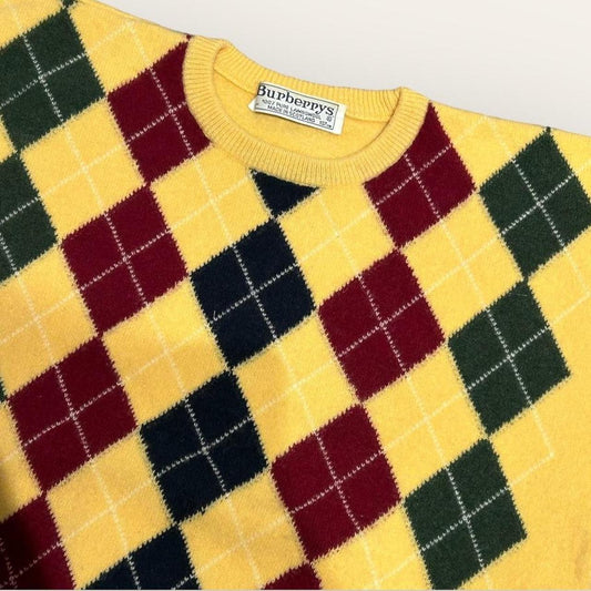 Burberry Argyle Sweater