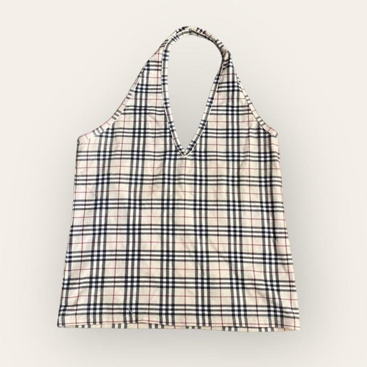 Burberry Nova Check Halter Top